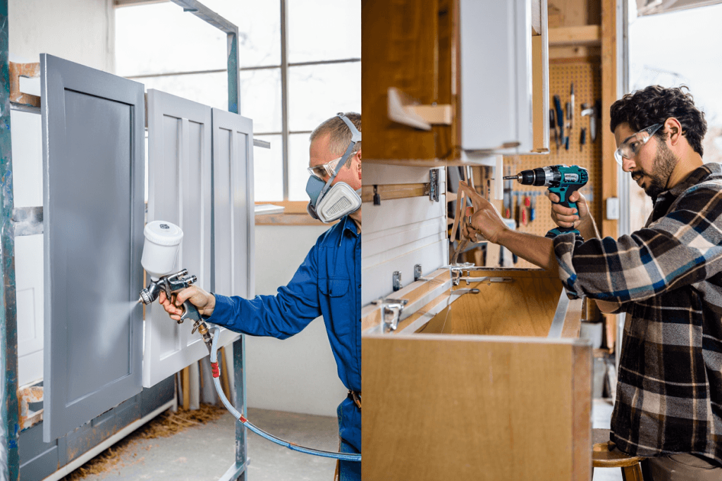 Paint vs Reface kitchen Cabinets: Side-by-Side Comparison