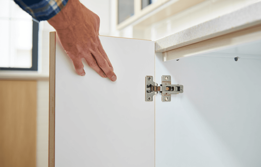 Kitchen Cabinet door hinges soft close hardware compatibility test for painted cabinets